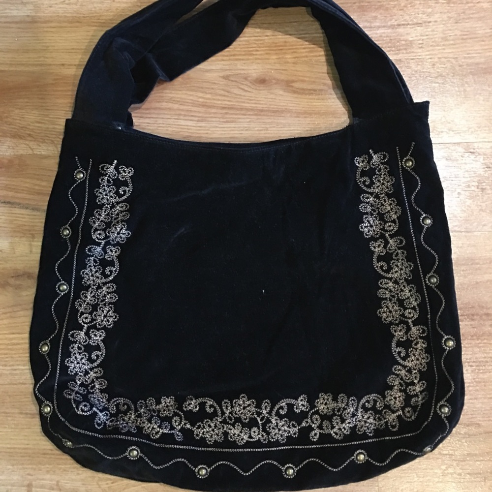 Velvet tote